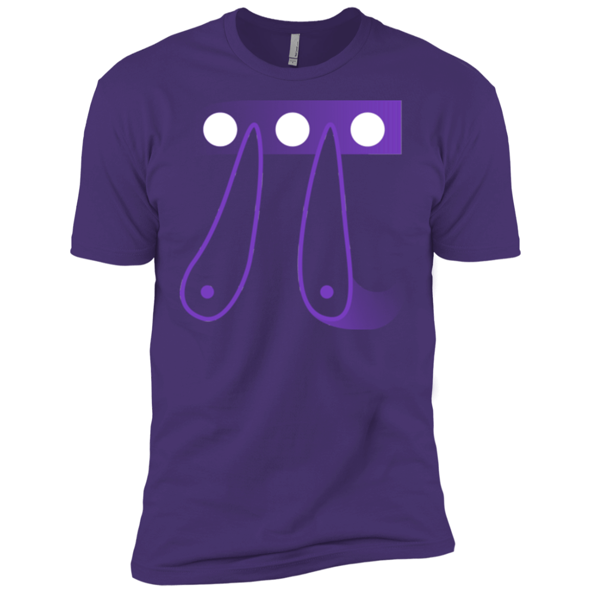 T-Shirts Purple / X-Small Pi Ball Men's Premium T-Shirt