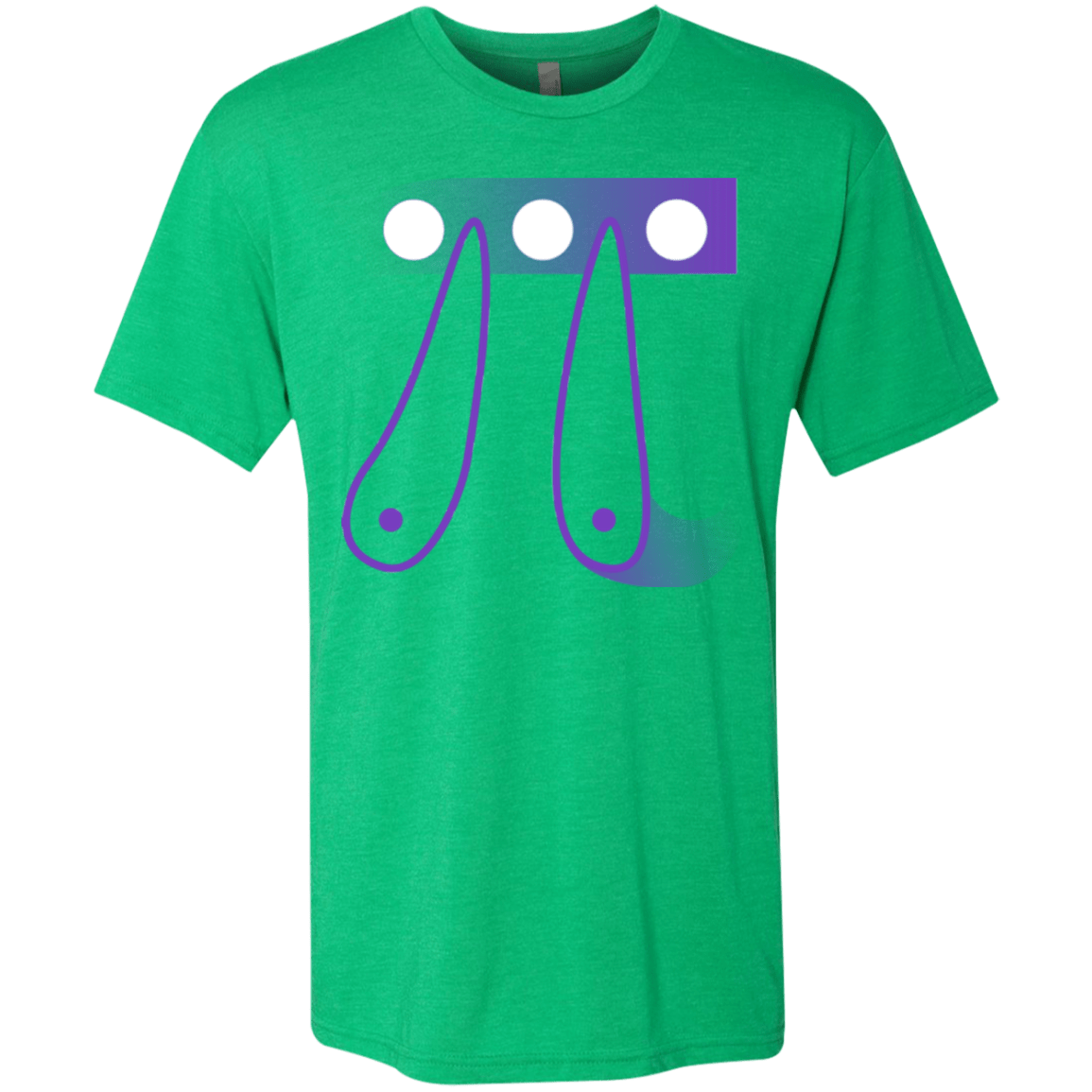 T-Shirts Envy / Small Pi Ball Men's Triblend T-Shirt