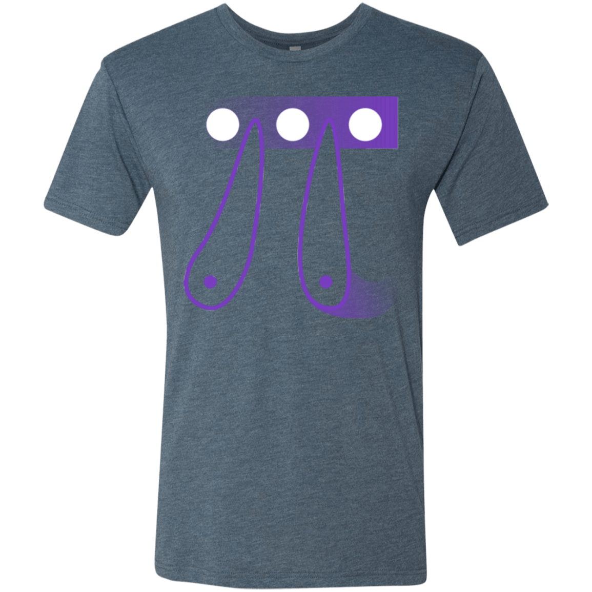 T-Shirts Indigo / Small Pi Ball Men's Triblend T-Shirt