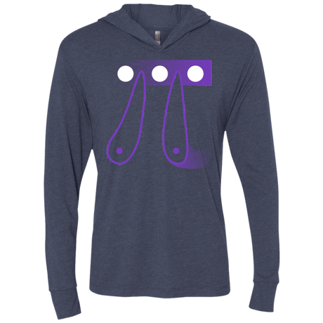 T-Shirts Vintage Navy / X-Small Pi Ball Triblend Long Sleeve Hoodie Tee