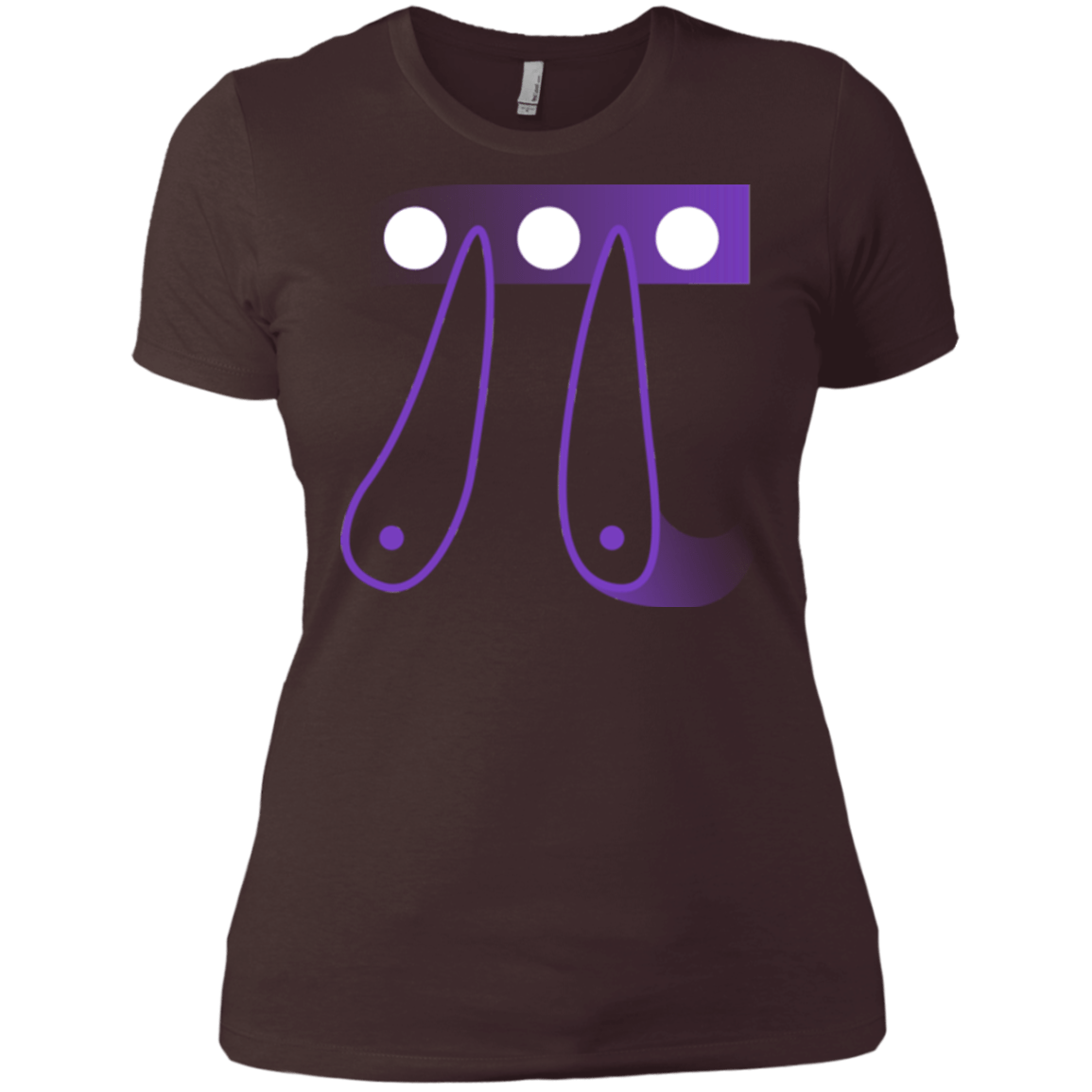 T-Shirts Dark Chocolate / X-Small Pi Ball Women's Premium T-Shirt