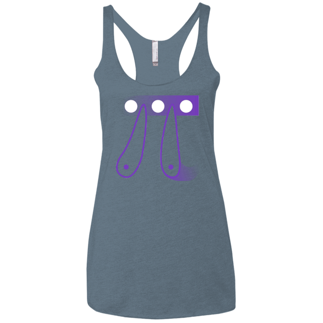 T-Shirts Indigo / X-Small Pi Ball Women's Triblend Racerback Tank