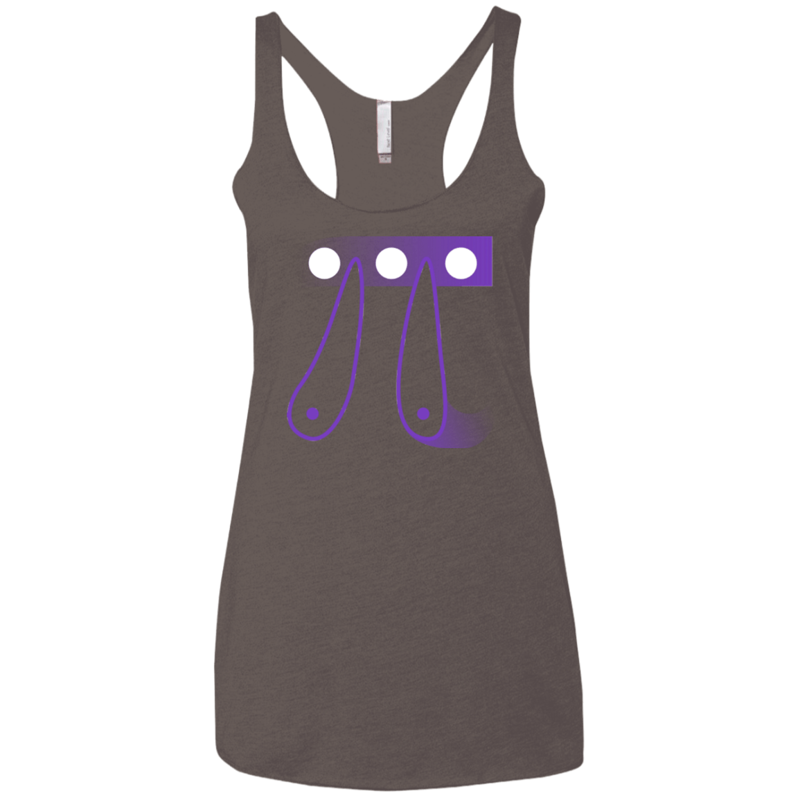 T-Shirts Macchiato / X-Small Pi Ball Women's Triblend Racerback Tank