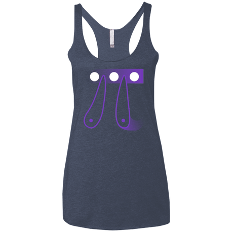 T-Shirts Vintage Navy / X-Small Pi Ball Women's Triblend Racerback Tank
