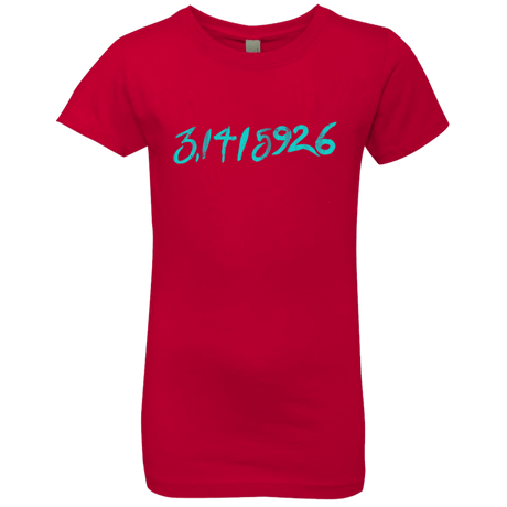 T-Shirts Red / YXS Pi Date Girls Premium T-Shirt