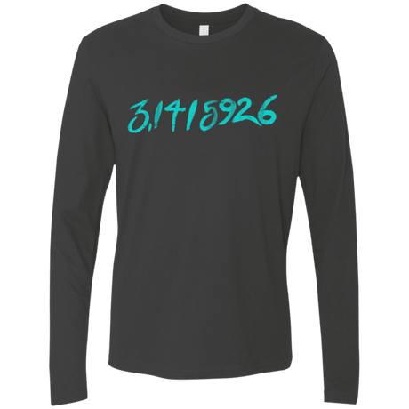 T-Shirts Heavy Metal / Small Pi Date Men's Premium Long Sleeve