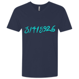 T-Shirts Midnight Navy / X-Small Pi Date Men's Premium V-Neck
