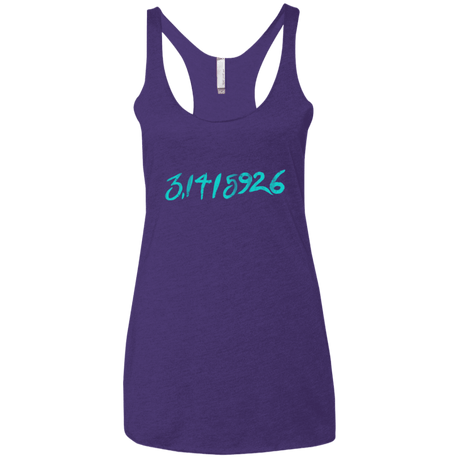 T-Shirts Purple / X-Small Pi Date Women's Triblend Racerback Tank