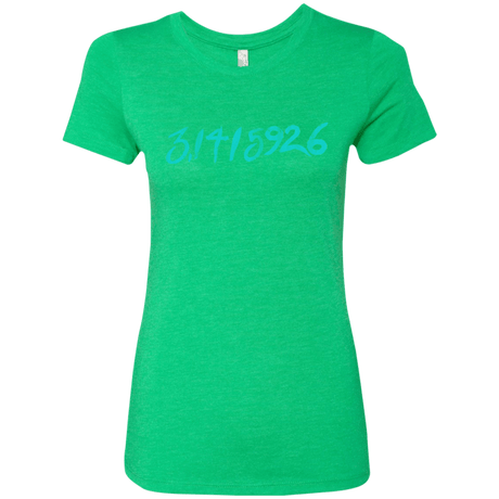 T-Shirts Envy / Small Pi Date Women's Triblend T-Shirt