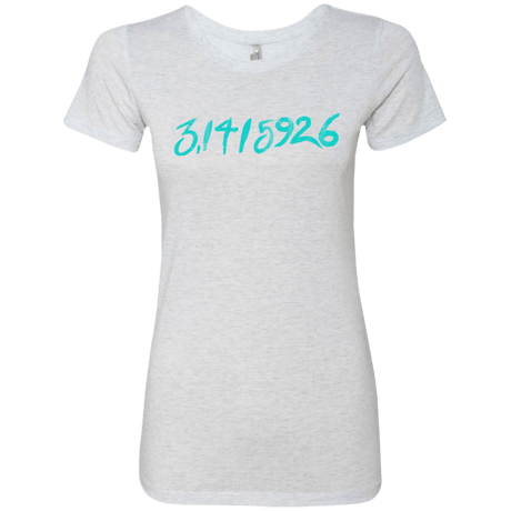 T-Shirts Heather White / Small Pi Date Women's Triblend T-Shirt