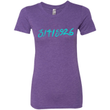 T-Shirts Purple Rush / Small Pi Date Women's Triblend T-Shirt