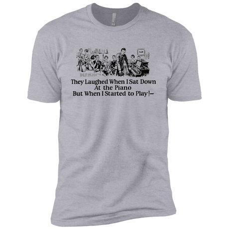 T-Shirts Heather Grey / YXS Piano Boys Premium T-Shirt