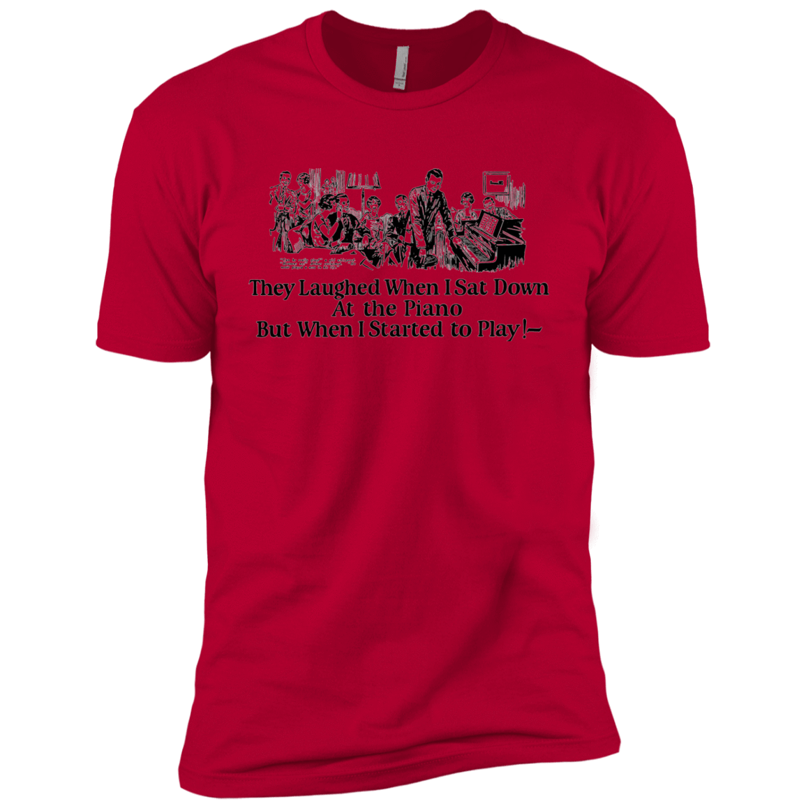 T-Shirts Red / YXS Piano Boys Premium T-Shirt