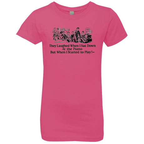 T-Shirts Hot Pink / YXS Piano Girls Premium T-Shirt