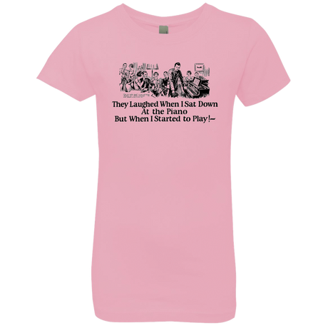 T-Shirts Light Pink / YXS Piano Girls Premium T-Shirt