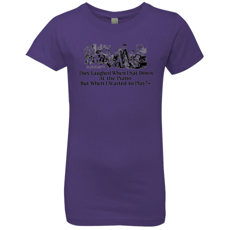 T-Shirts Purple Rush / YXS Piano Girls Premium T-Shirt