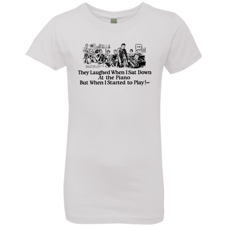 T-Shirts White / YXS Piano Girls Premium T-Shirt