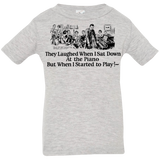 T-Shirts Heather Grey / 6 Months Piano Infant Premium T-Shirt