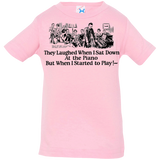 T-Shirts Pink / 6 Months Piano Infant Premium T-Shirt