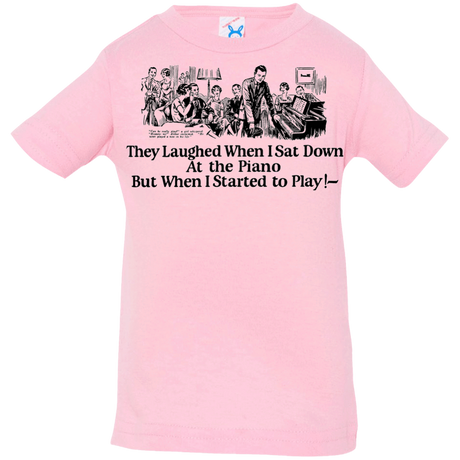 T-Shirts Pink / 6 Months Piano Infant Premium T-Shirt