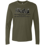 T-Shirts Military Green / Small Piano Men's Premium Long Sleeve