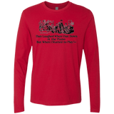 T-Shirts Red / Small Piano Men's Premium Long Sleeve