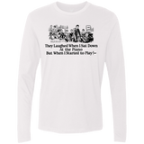 T-Shirts White / Small Piano Men's Premium Long Sleeve