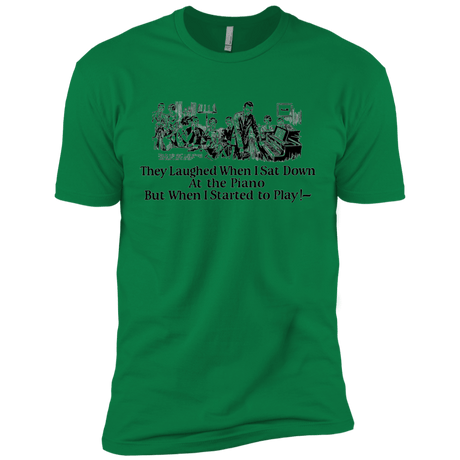 T-Shirts Kelly Green / X-Small Piano Men's Premium T-Shirt