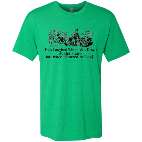 T-Shirts Envy / Small Piano Men's Triblend T-Shirt