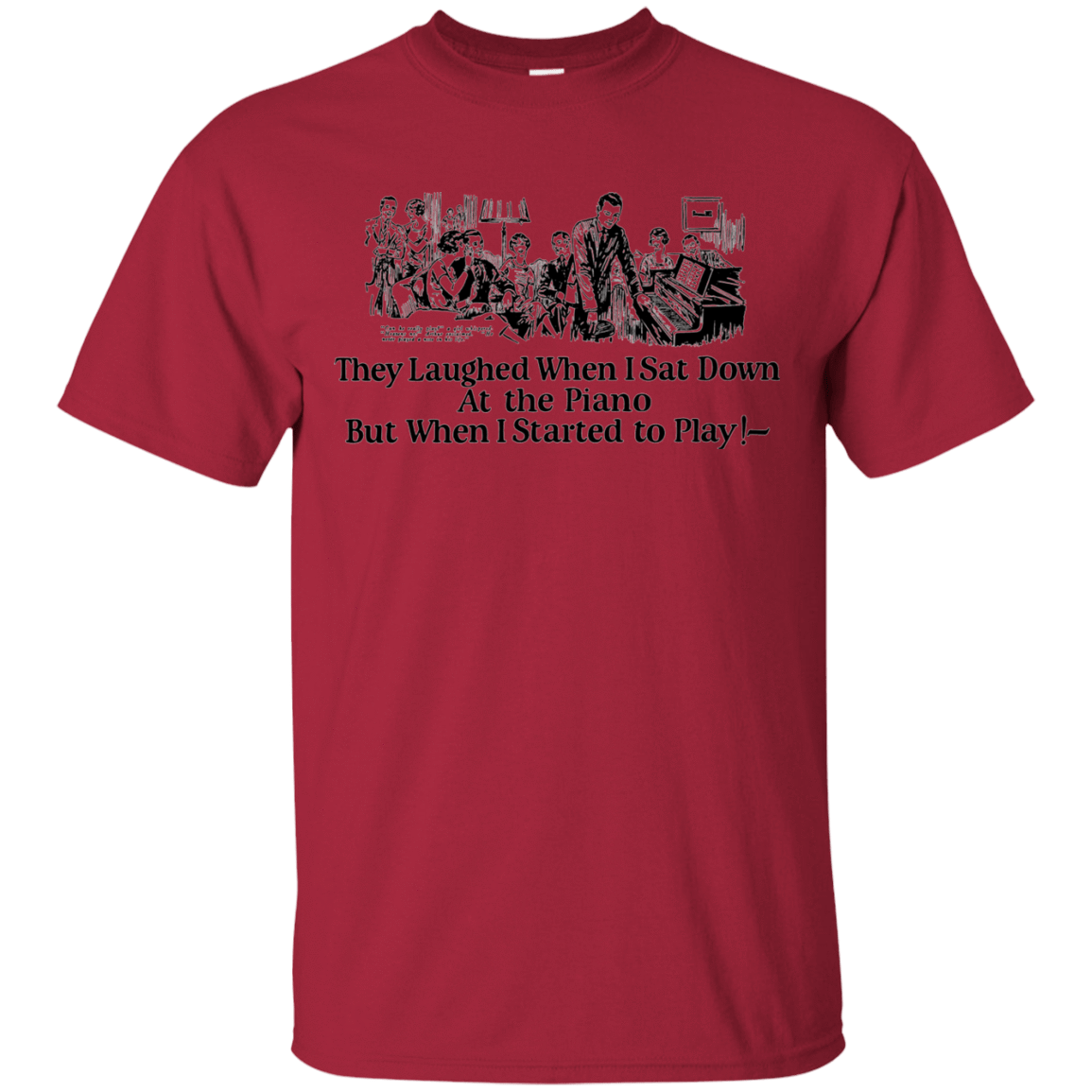 T-Shirts Cardinal / Small Piano T-Shirt