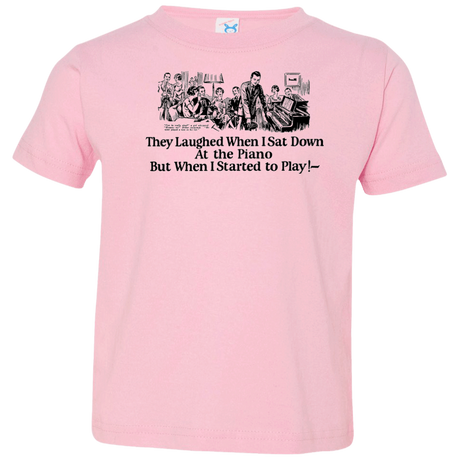 T-Shirts Pink / 2T Piano Toddler Premium T-Shirt