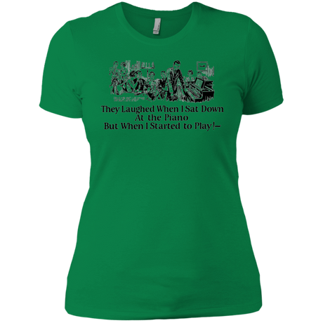 T-Shirts Kelly Green / X-Small Piano Women's Premium T-Shirt