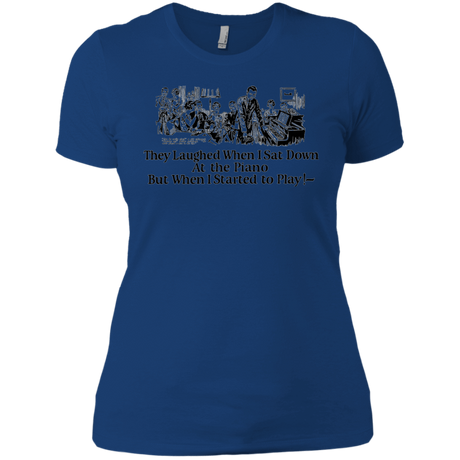 T-Shirts Royal / X-Small Piano Women's Premium T-Shirt