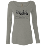 T-Shirts Venetian Grey / Small Piano Women's Triblend Long Sleeve Shirt