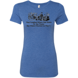 T-Shirts Vintage Royal / Small Piano Women's Triblend T-Shirt