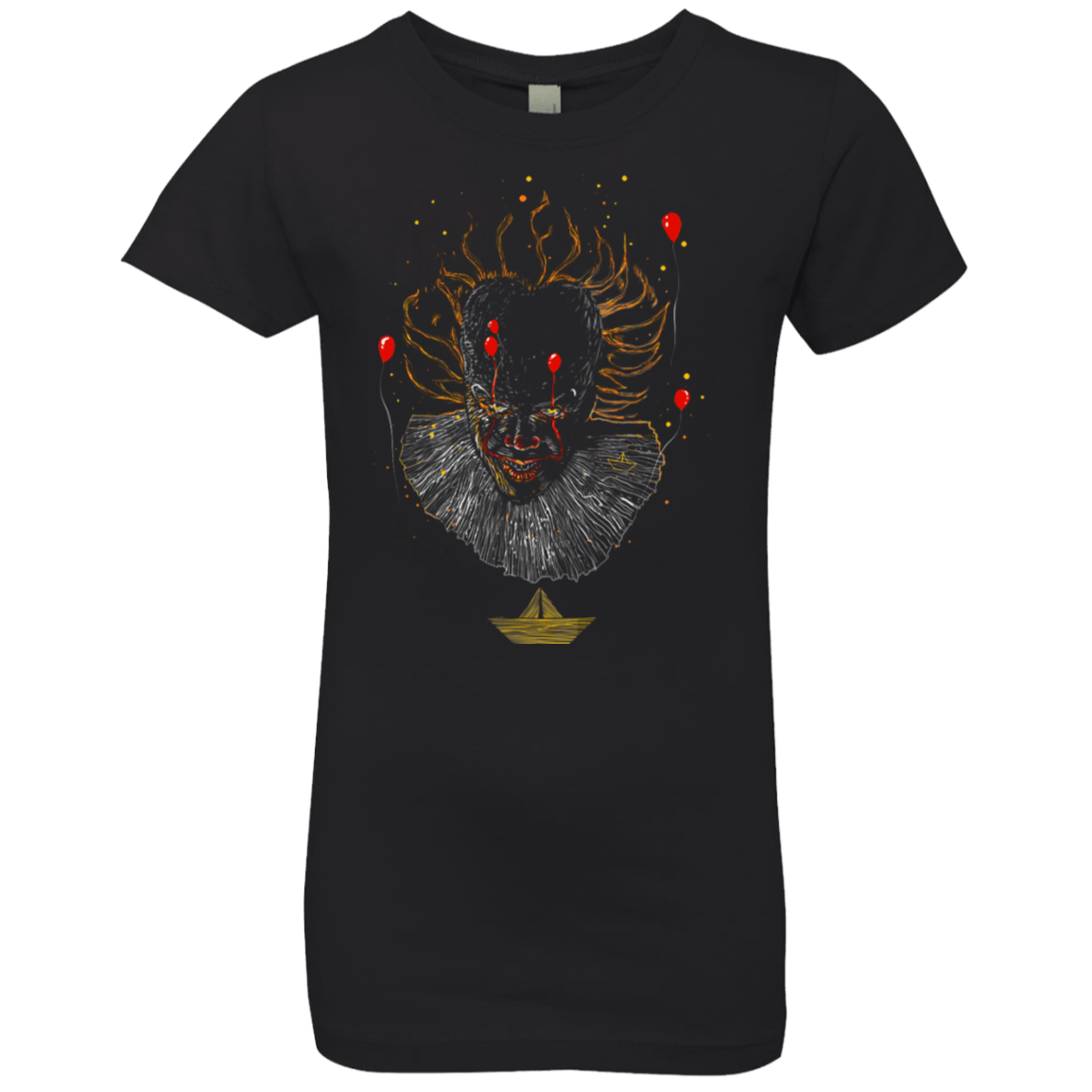 T-Shirts Black / YXS Picture From The Floating World Girls Premium T-Shirt