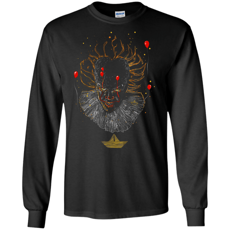 T-Shirts Black / S Picture From The Floating World Men's Long Sleeve T-Shirt