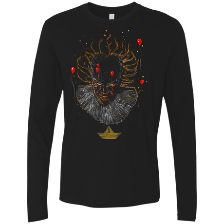 T-Shirts Black / S Picture From The Floating World Men's Premium Long Sleeve