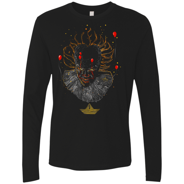 T-Shirts Black / S Picture From The Floating World Men's Premium Long Sleeve