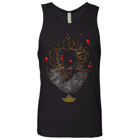 T-Shirts Black / S Picture From The Floating World Men's Premium Tank Top