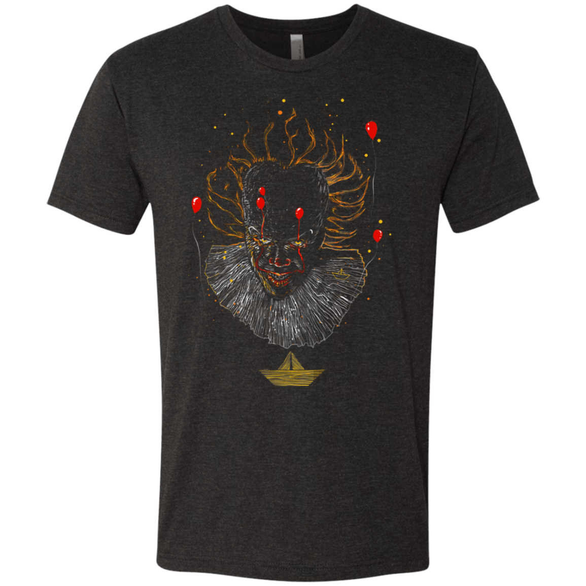 T-Shirts Vintage Black / S Picture From The Floating World Men's Triblend T-Shirt