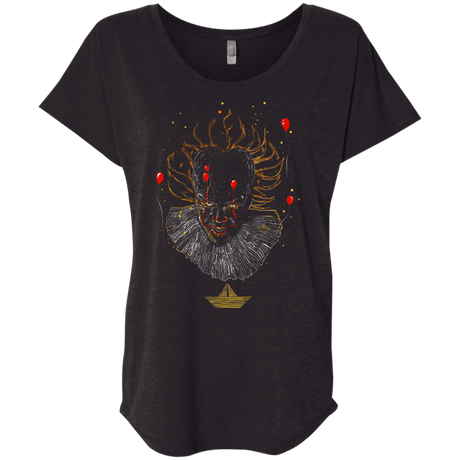 T-Shirts Vintage Black / X-Small Picture From The Floating World Triblend Dolman Sleeve