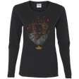 T-Shirts Black / S Picture From The Floating World Women's Long Sleeve T-Shirt