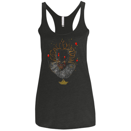T-Shirts Vintage Black / X-Small Picture From The Floating World Women's Triblend Racerback Tank