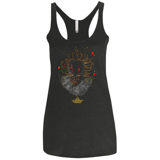 T-Shirts Vintage Black / X-Small Picture From The Floating World Women's Triblend Racerback Tank