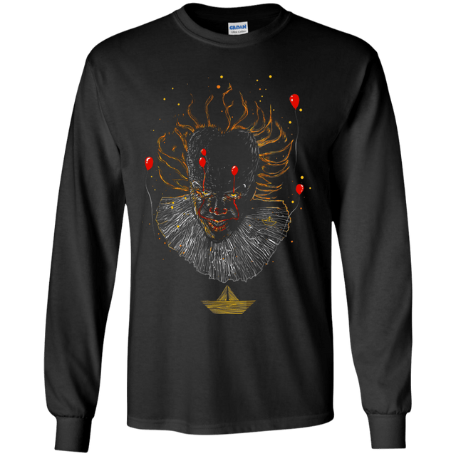 T-Shirts Black / YS Picture From The Floating World Youth Long Sleeve T-Shirt