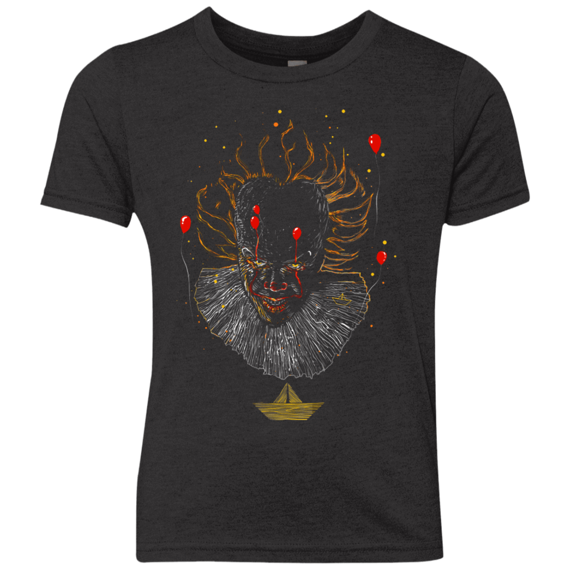 T-Shirts Vintage Black / YXS Picture From The Floating World Youth Triblend T-Shirt