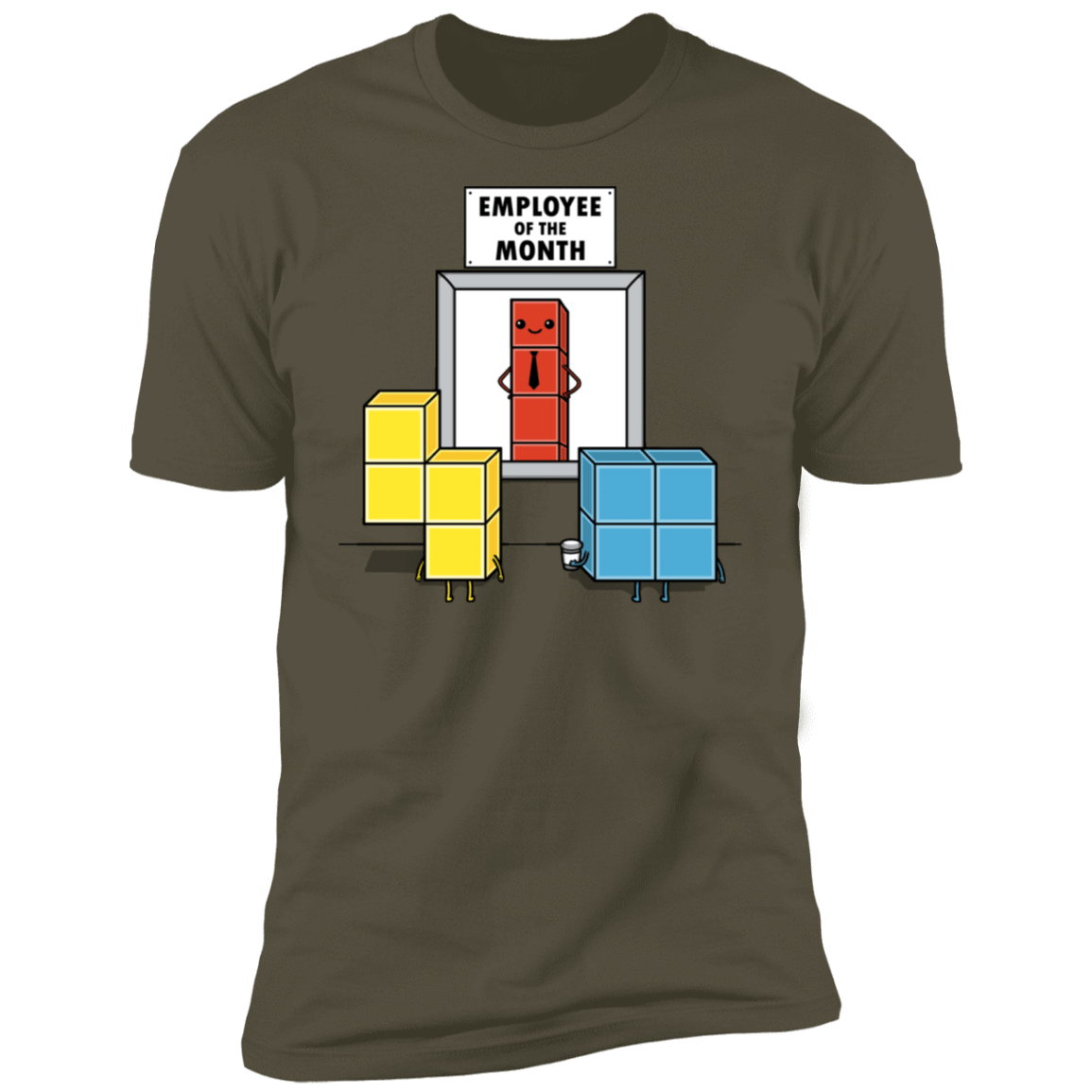 T-Shirts Military Green / S Piece Of The Month Men's Premium T-Shirt