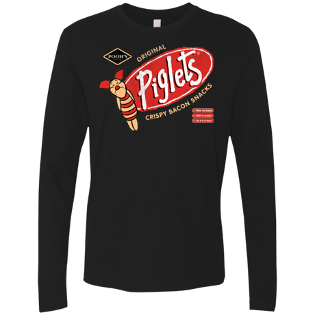 T-Shirts Black / Small Pigsnacks Men's Premium Long Sleeve