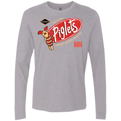 T-Shirts Heather Grey / Small Pigsnacks Men's Premium Long Sleeve